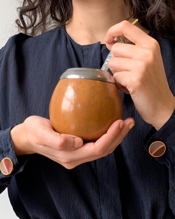 Handmade Uruguayan Maté Tea Set