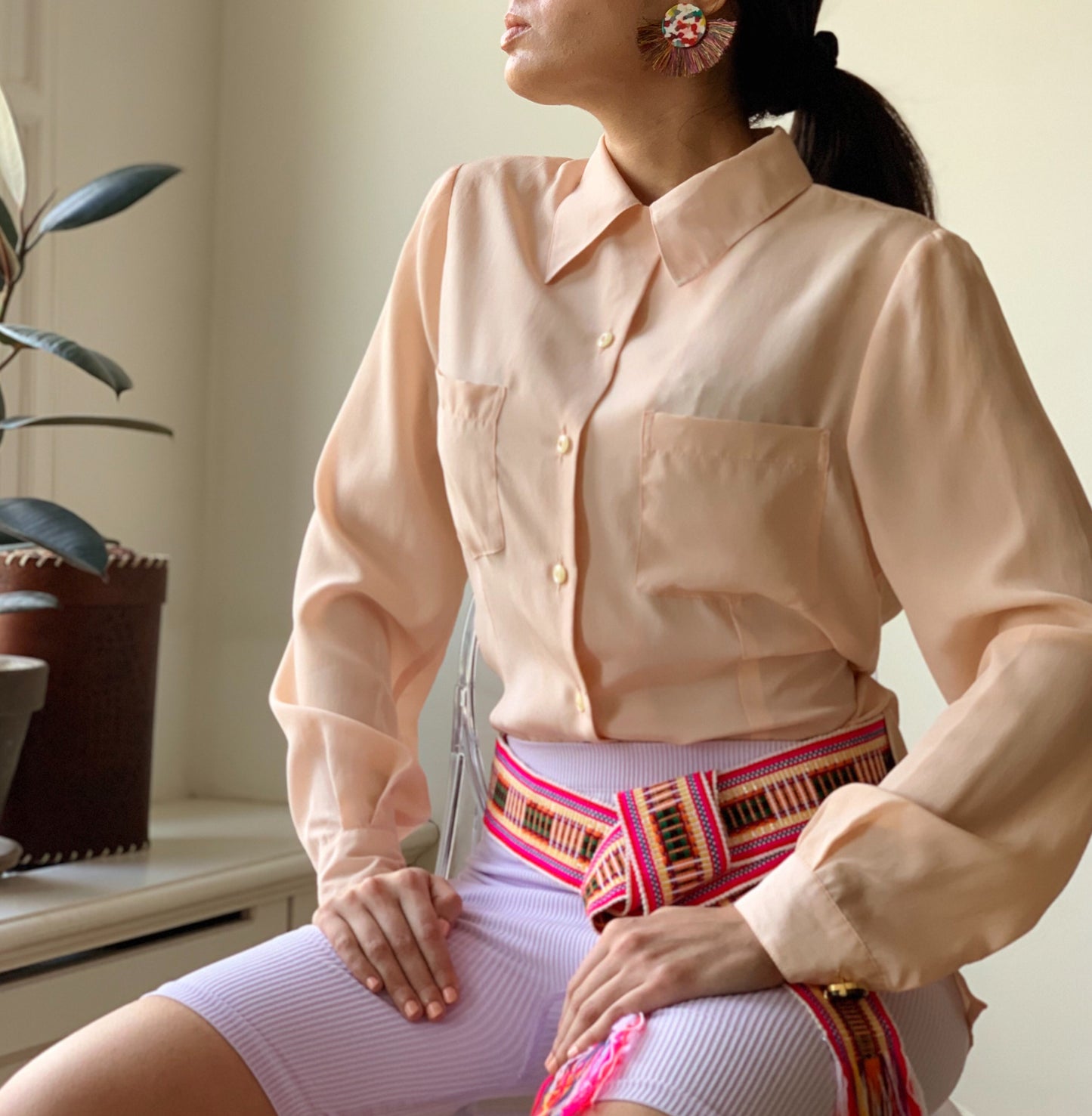 VINTAGE SILK BLOUSE