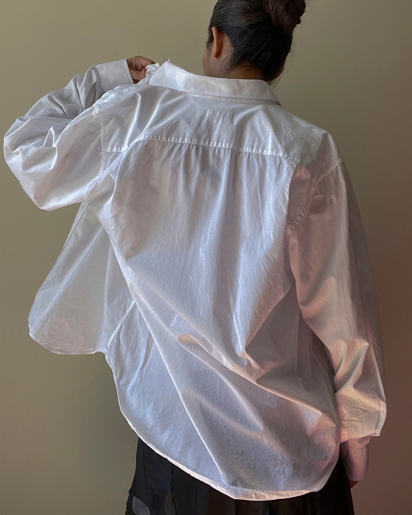 Vintage Designer Armani White Button Down Shirt