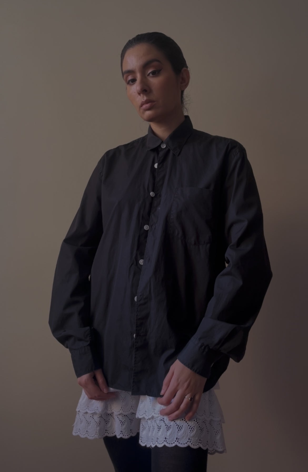 Preloved Brand Our Legacy Black Cotton Shirt