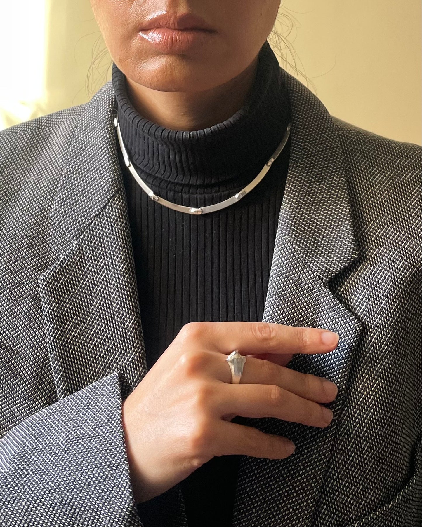 Vintage Designer Björn Weckström For Lapponia Sterling Silver Ring