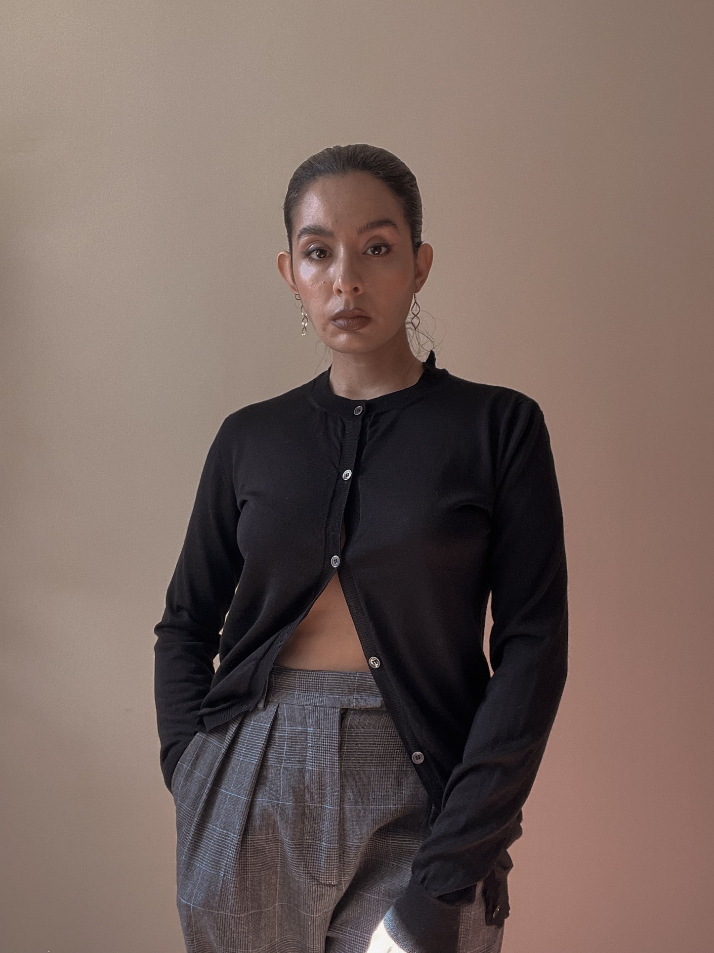 Vintage Designer Marni Black Long Cardigan