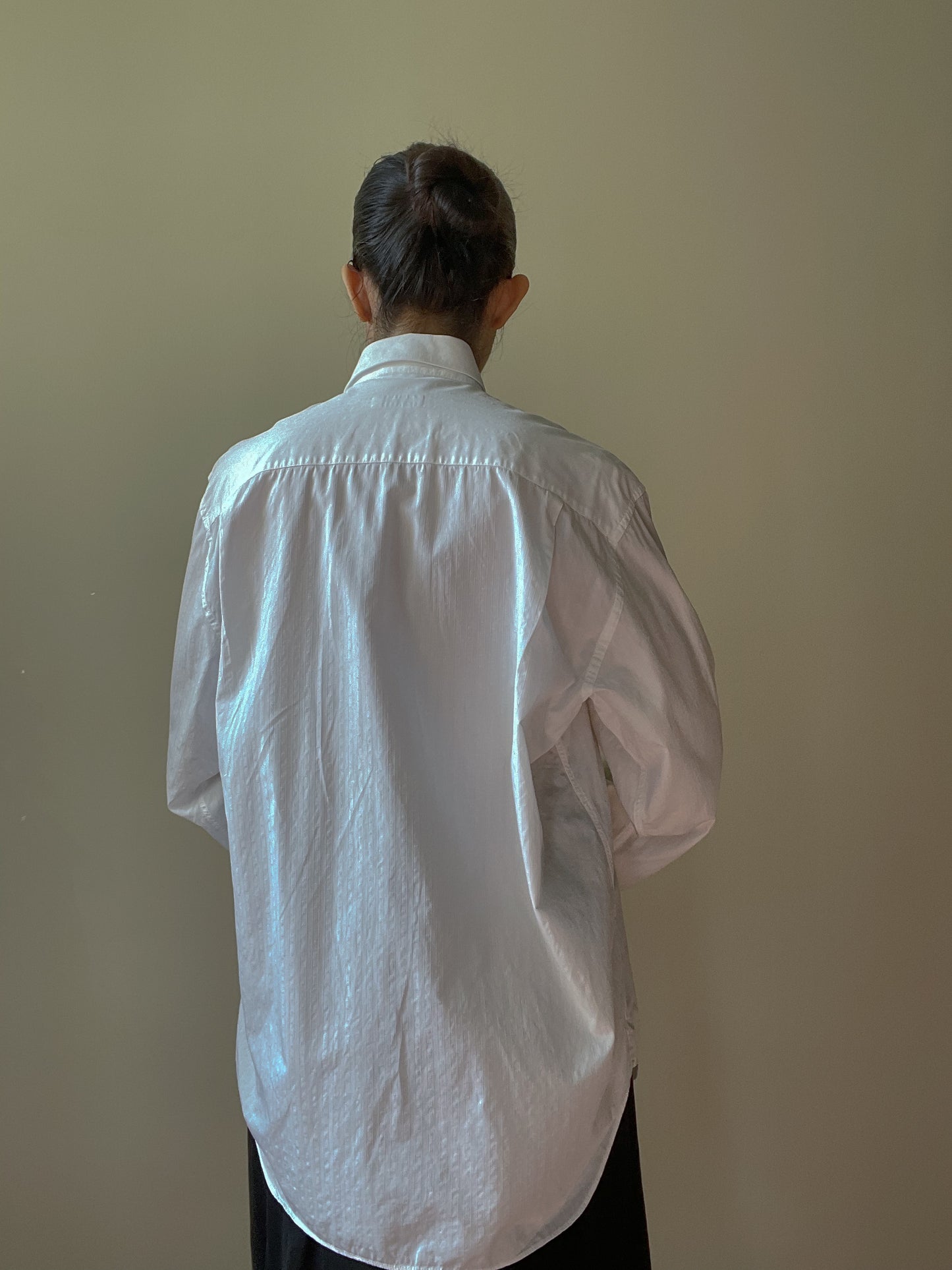 Vintage Designer Armani White Button Down Shirt