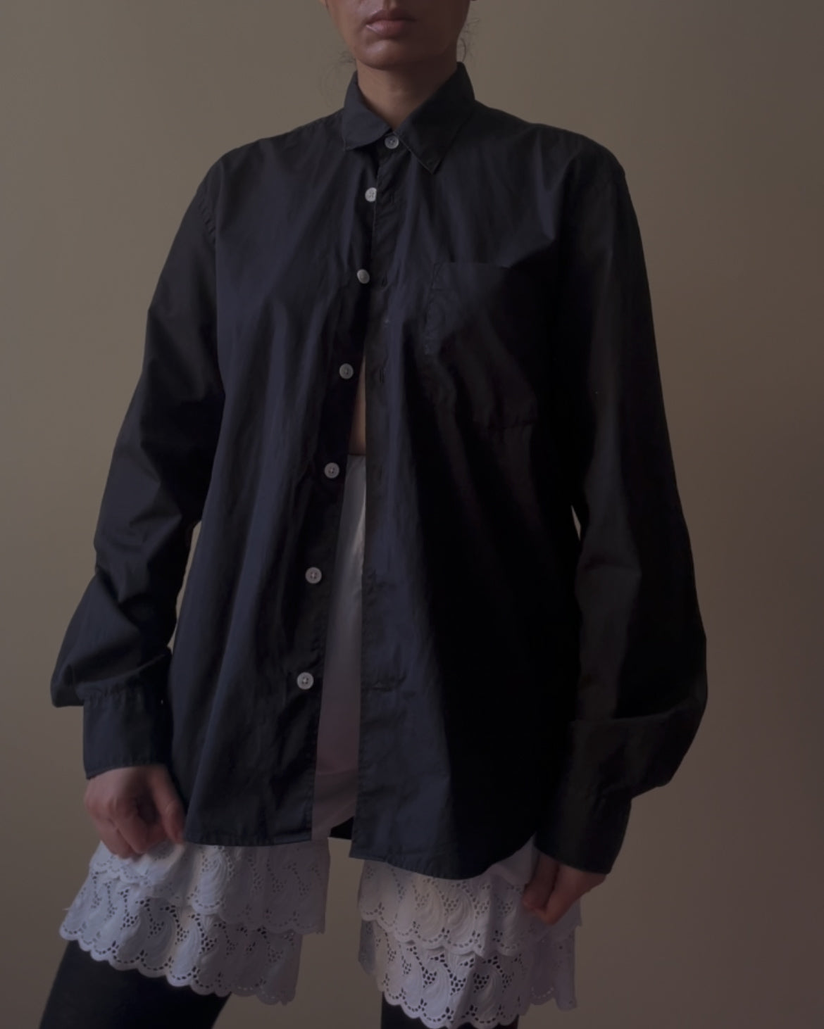 Preloved Brand Our Legacy Black Cotton Shirt