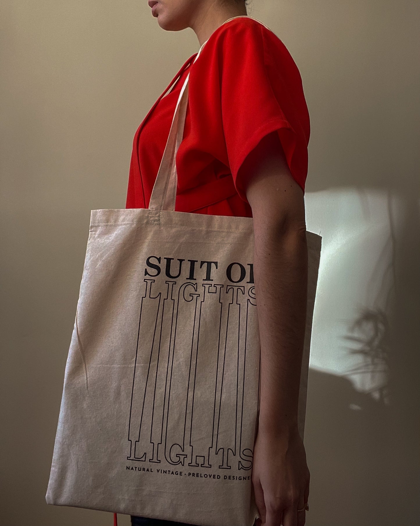 Suit of Lights Cotton Canvas Tote Bag