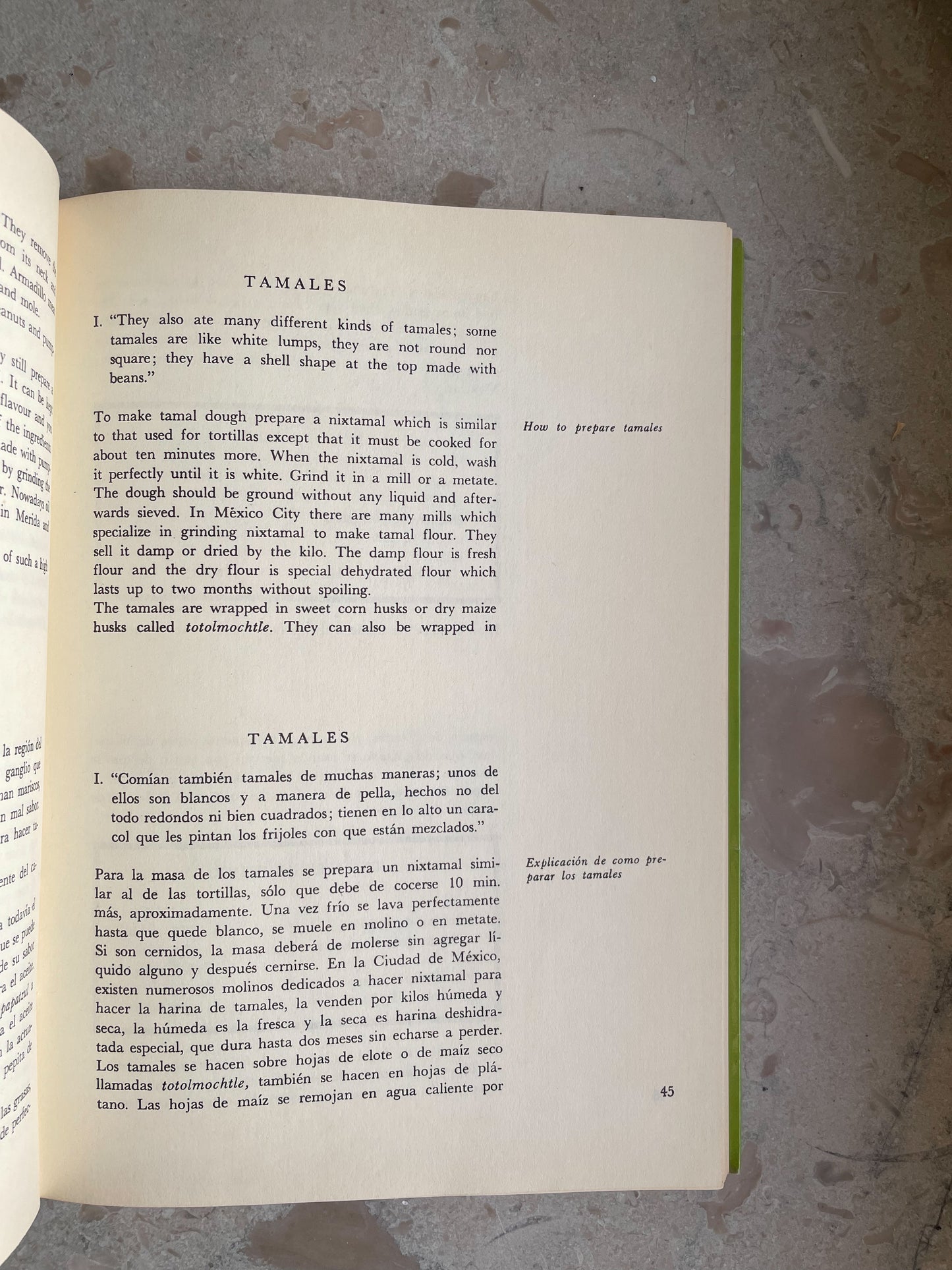 Vintage Cookbook “Pre-Hispanic Cooking”