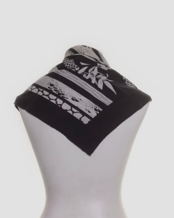 Vintage Designer Ferragamo Silk Square Scarf