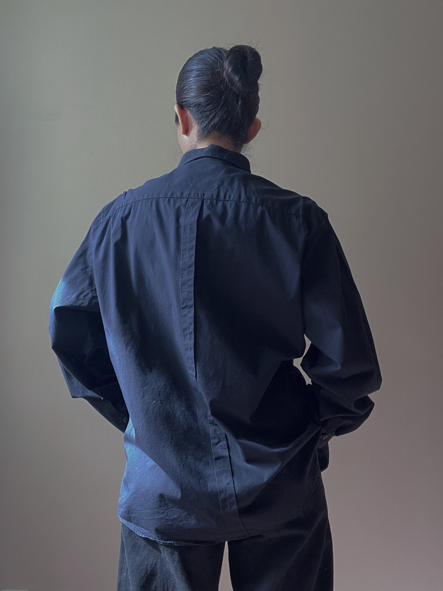 Vintage Designer DKNY Black Cotton Shirt