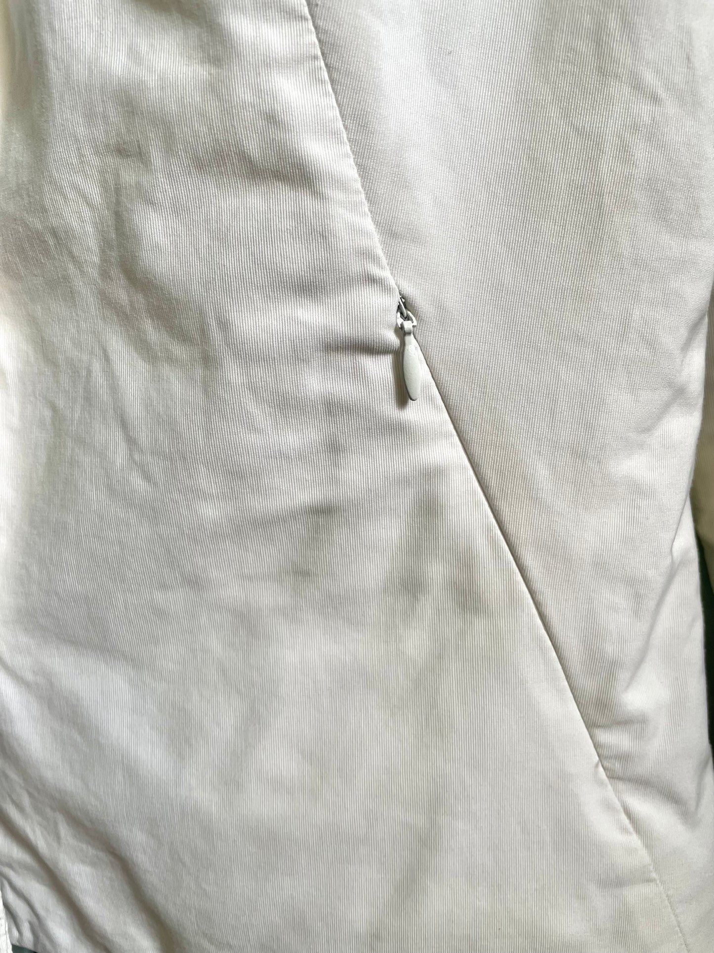 Preloved Designer Jil Sander White Cotton Jacket