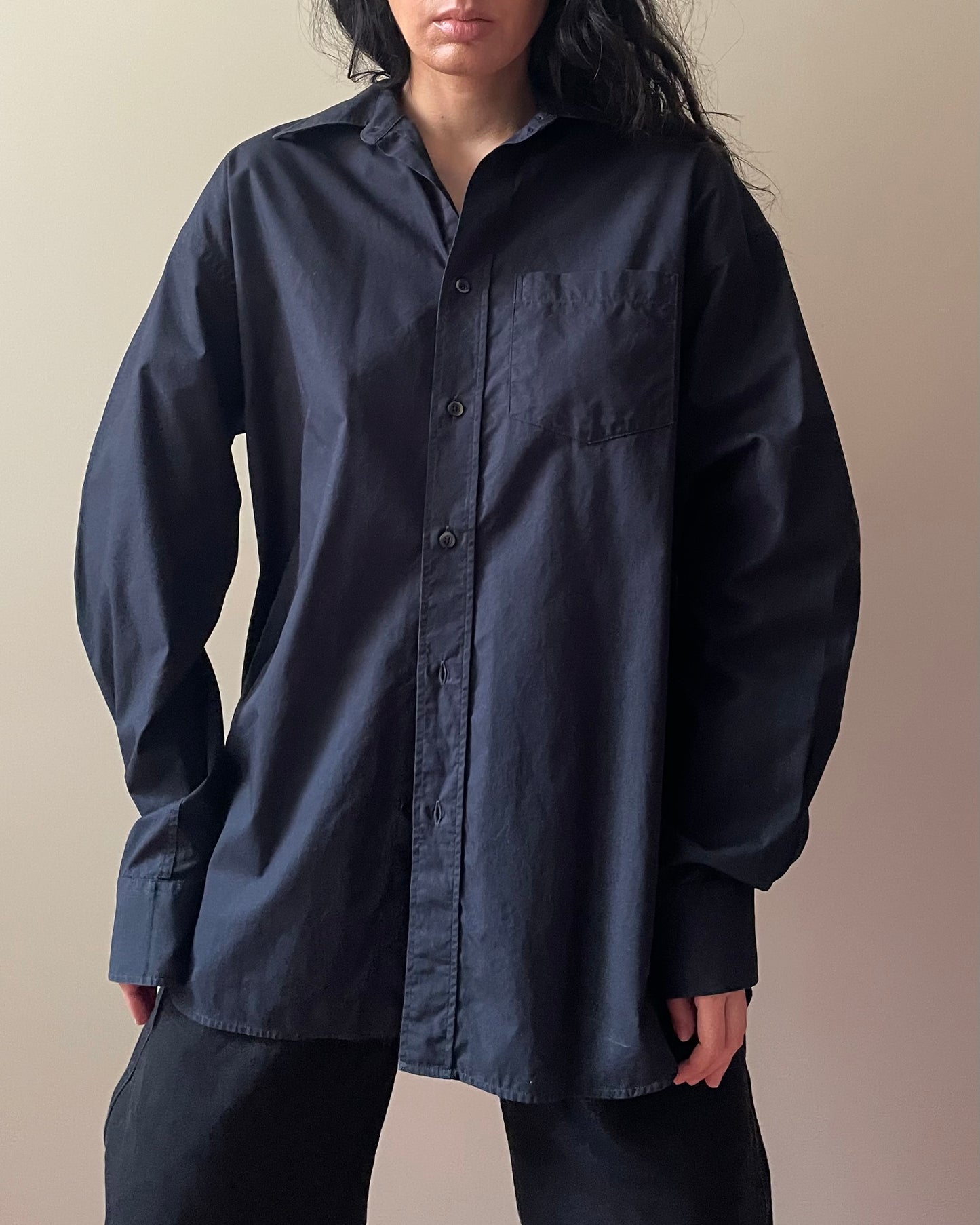 Vintage Banana Republic Black Cotton Shirt