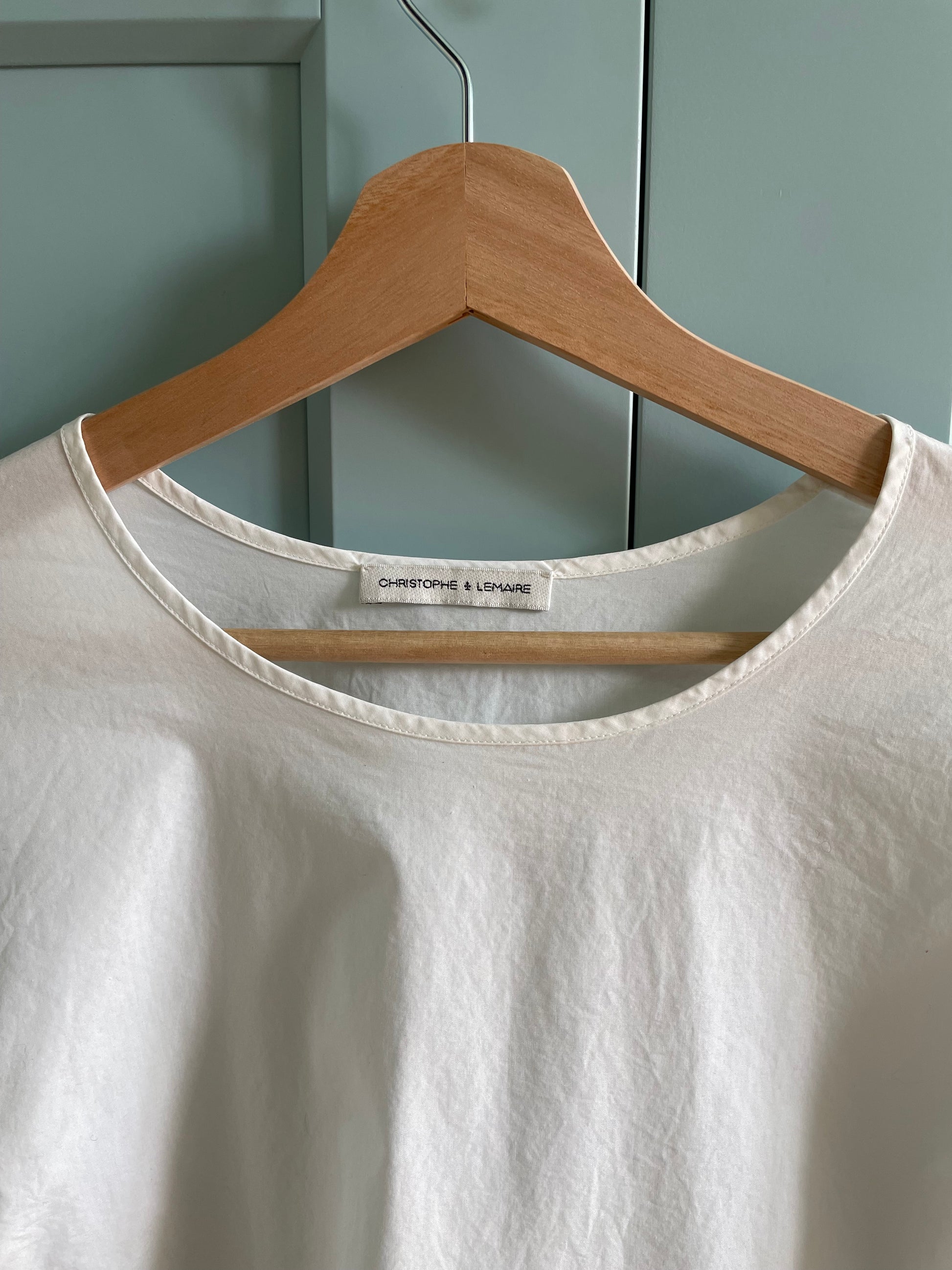 christophe lemaire cotton tunic shirt