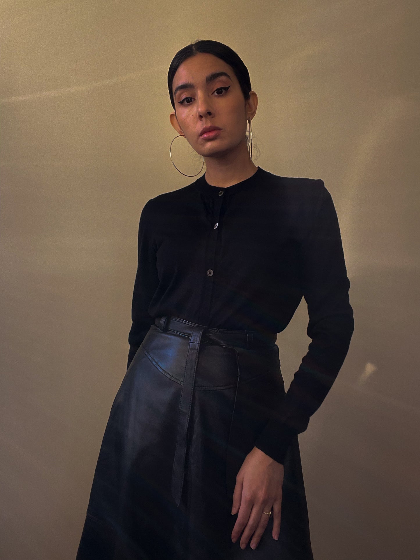 Vintage Designer Marni Black Long Cardigan