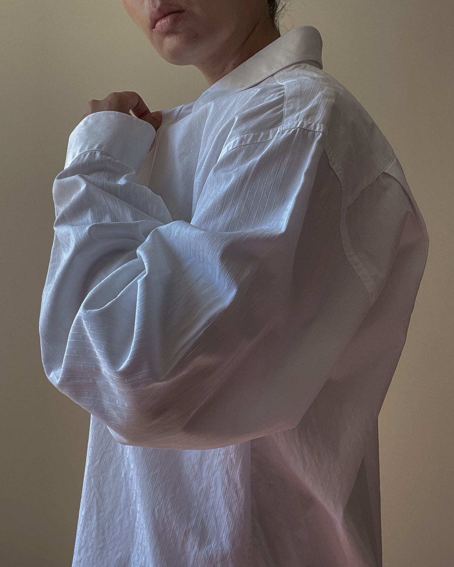 Vintage Designer Armani White Button Down Shirt