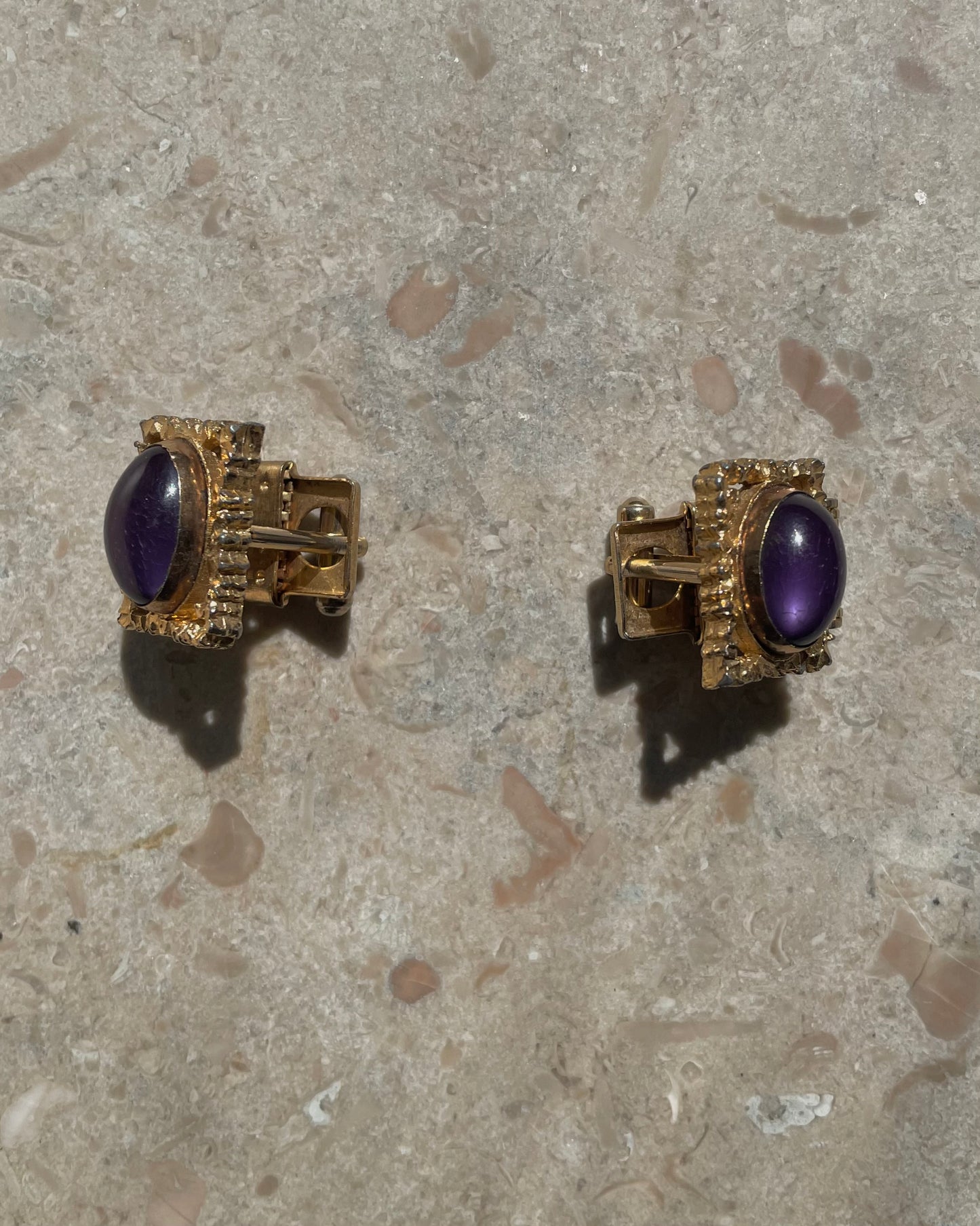 Vintage Mexican Wraparound Mesh Cufflinks