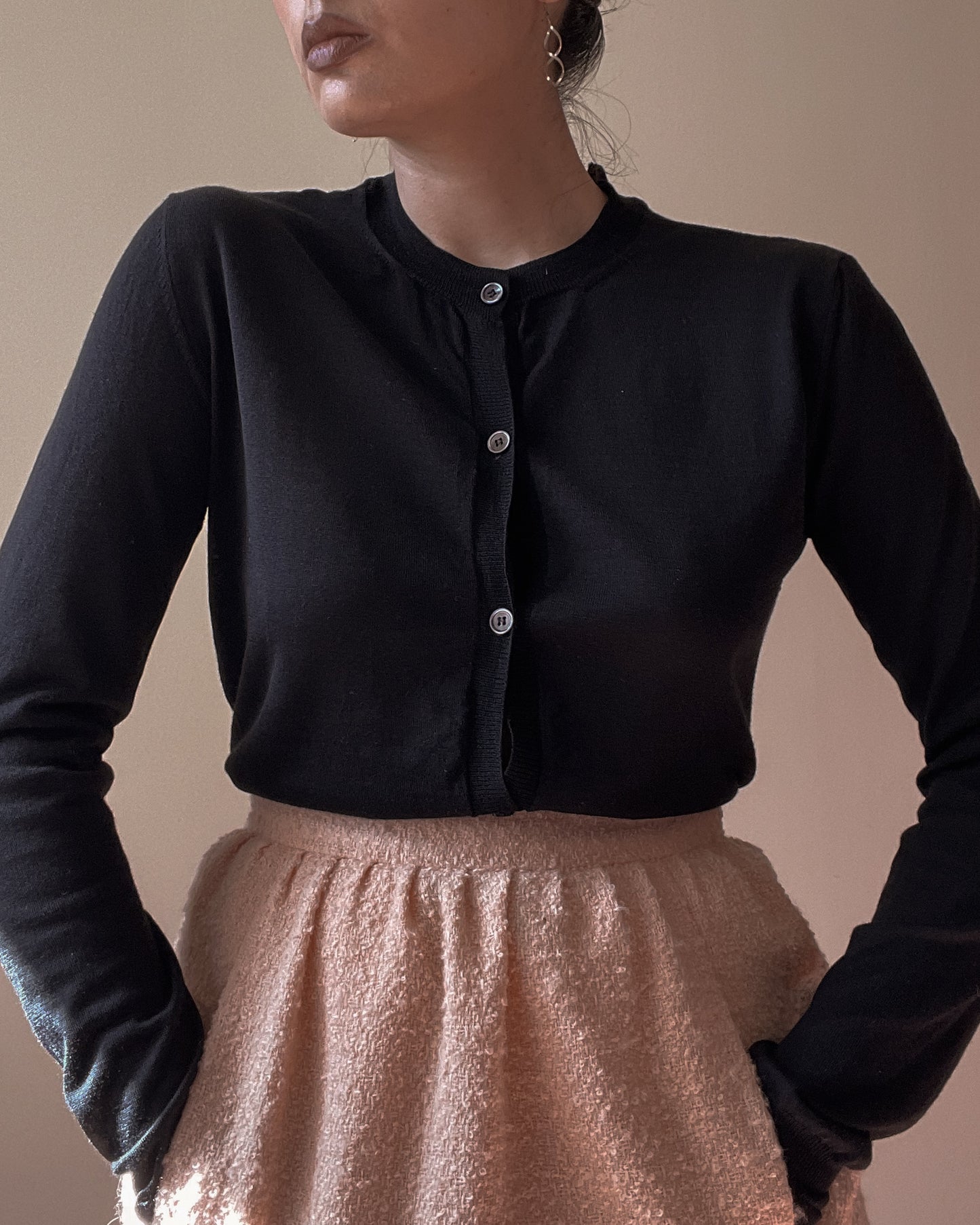 Vintage Designer Marni Black Long Cardigan