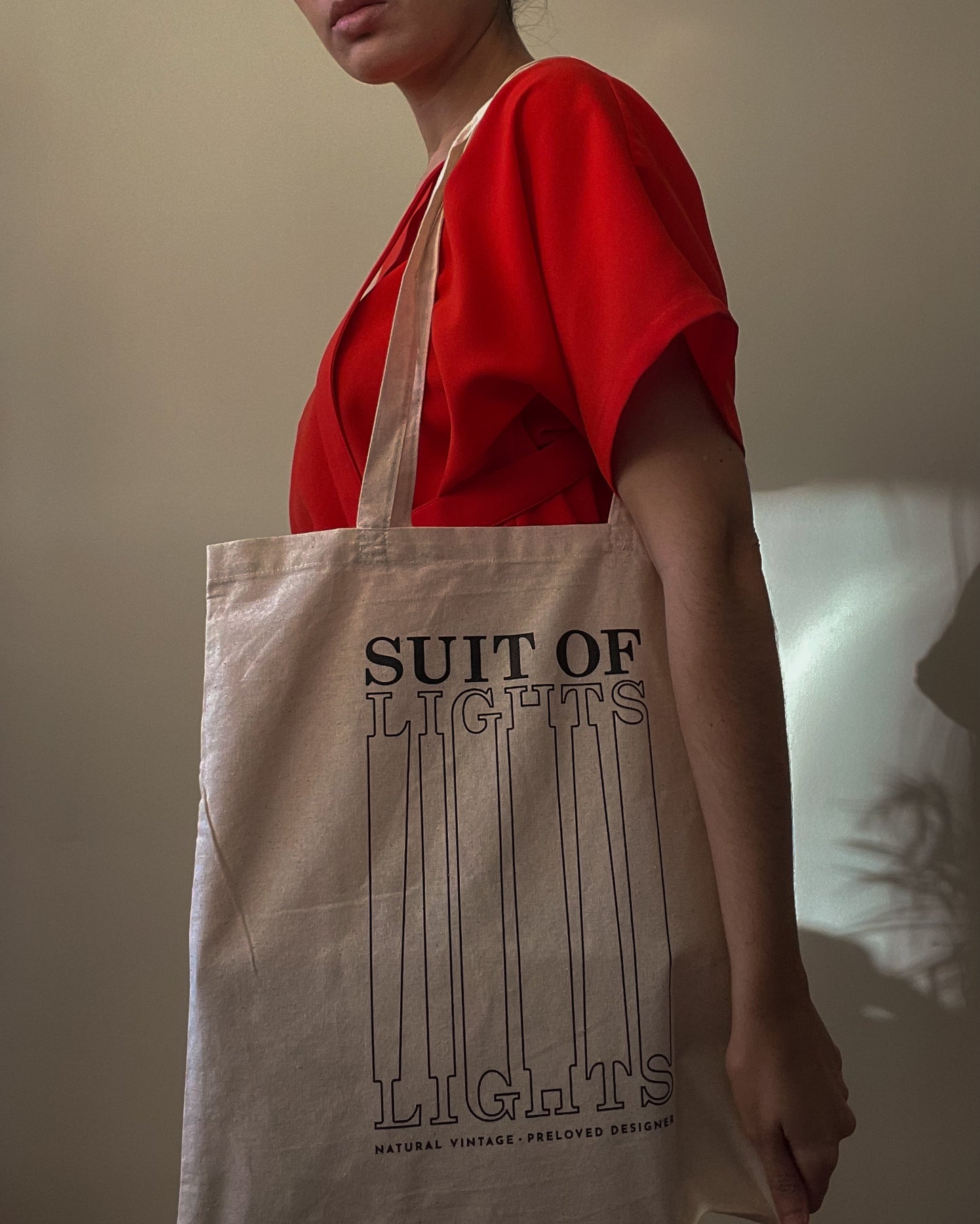 Suit of Lights Cotton Canvas Tote Bag