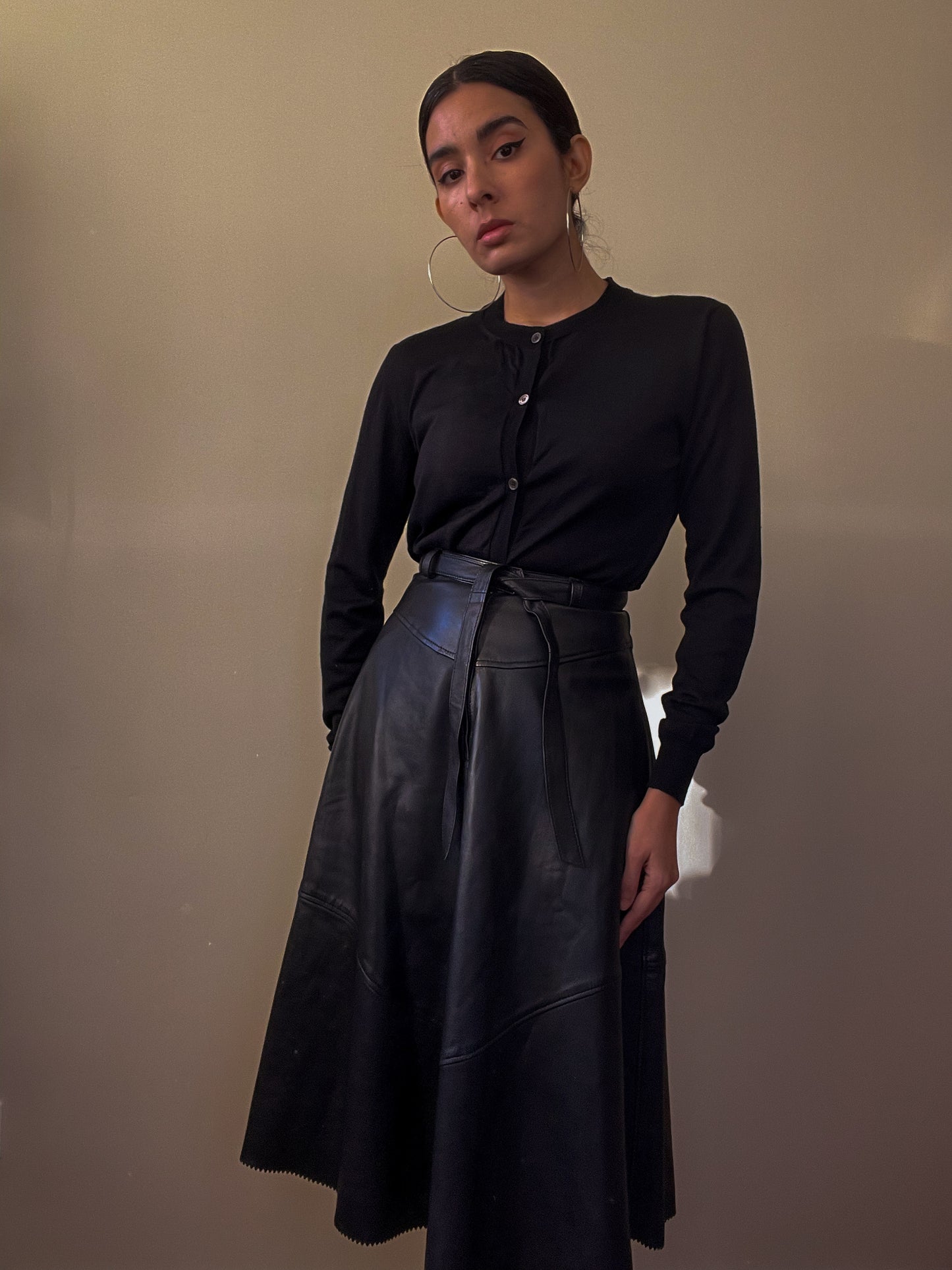 Vintage Designer Marni Black Long Cardigan