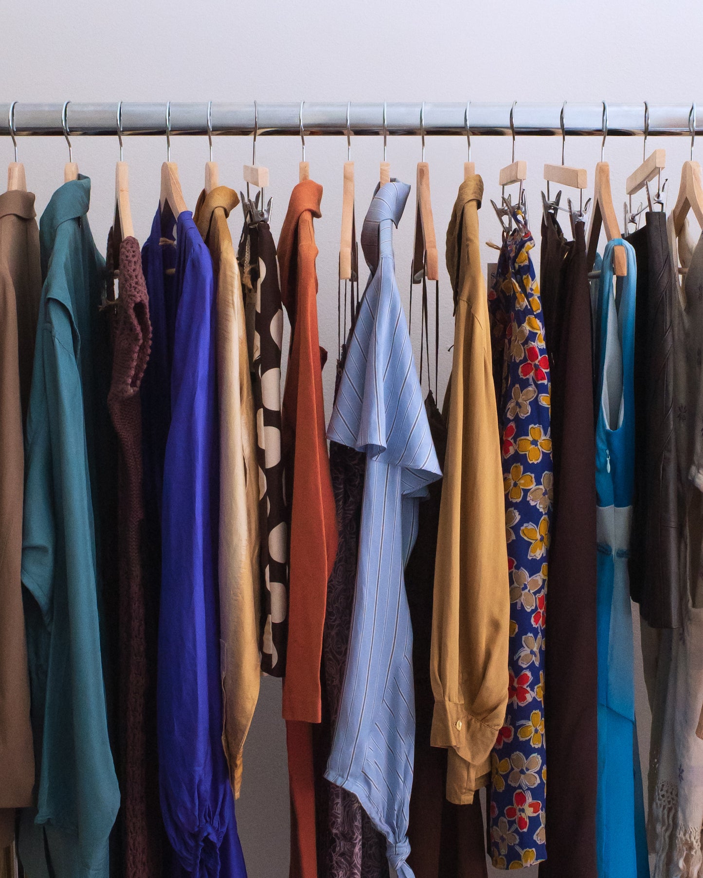 Vintage Floral Silk Skirt