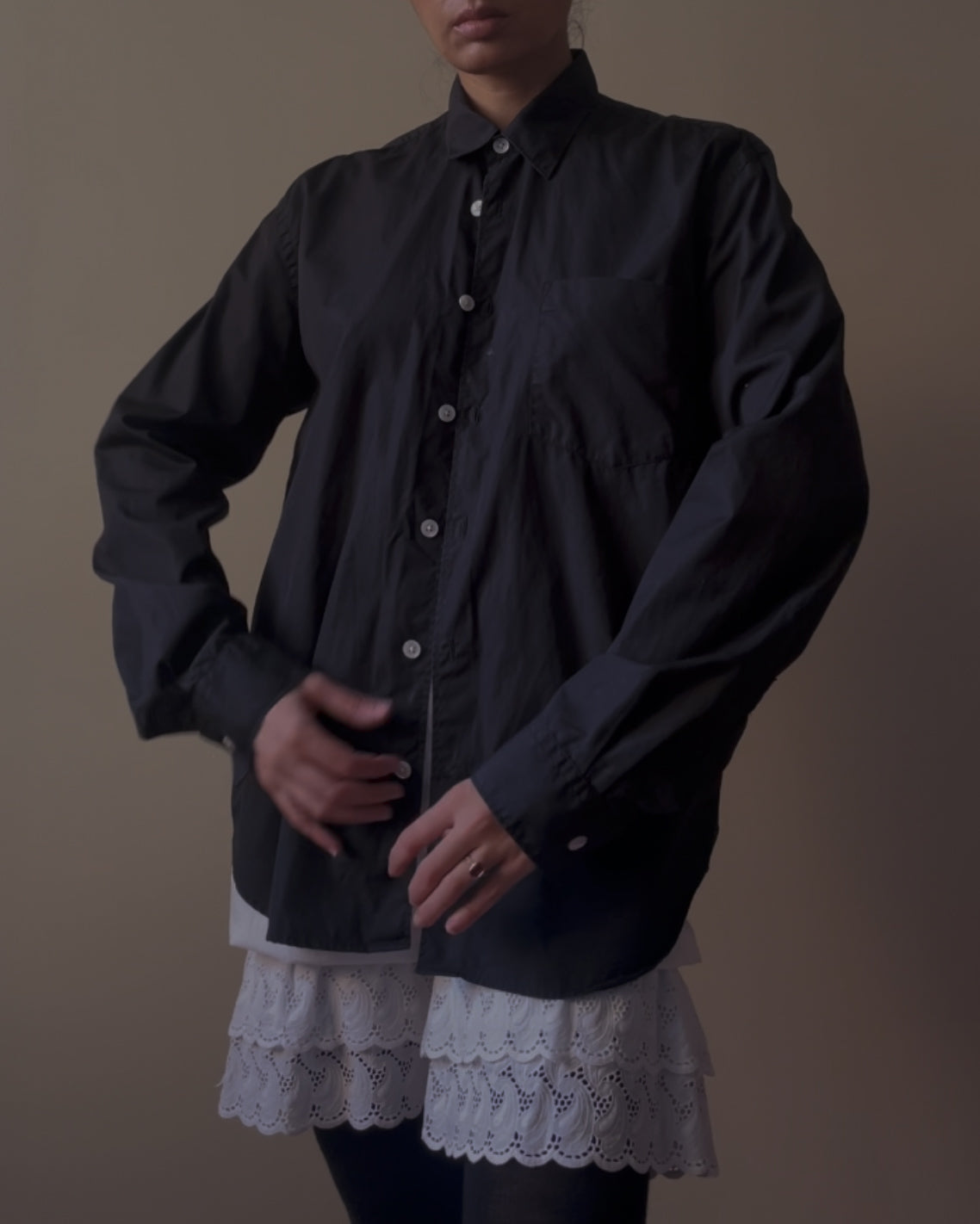 Preloved Brand Our Legacy Black Cotton Shirt