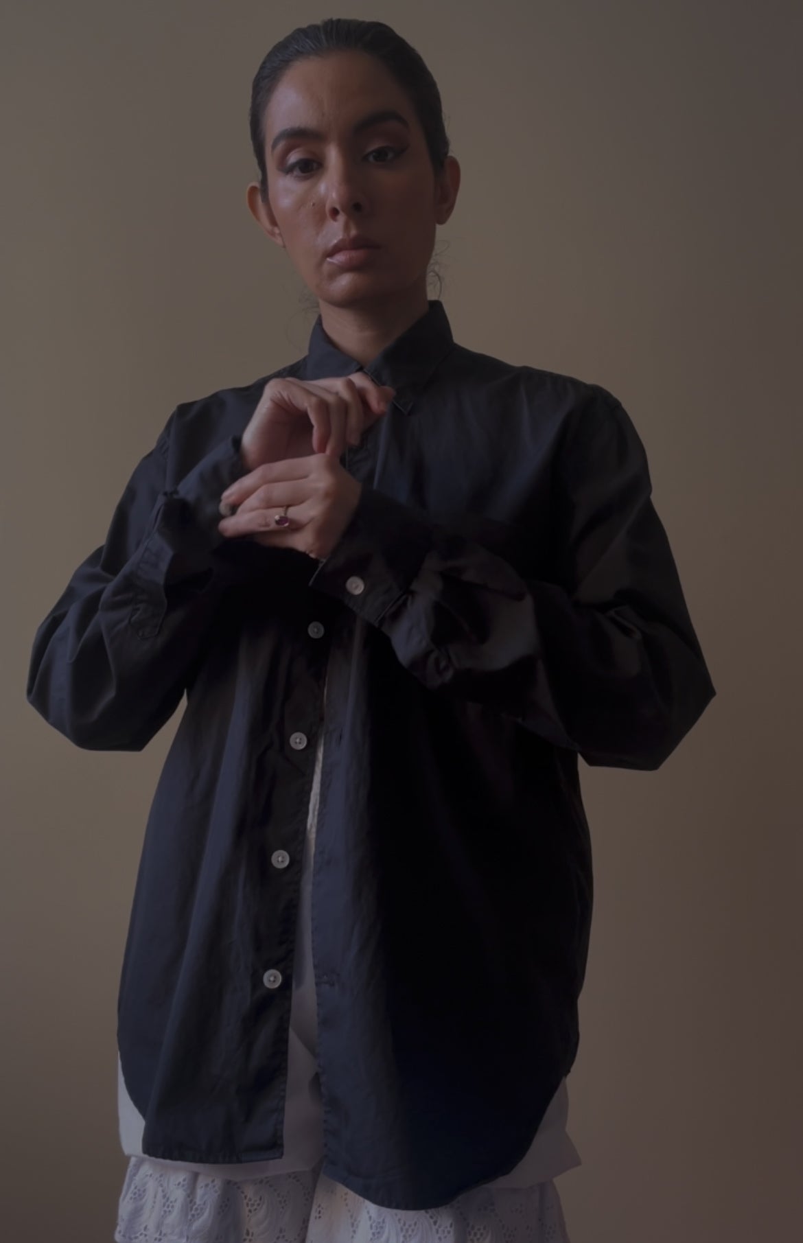 Preloved Brand Our Legacy Black Cotton Shirt