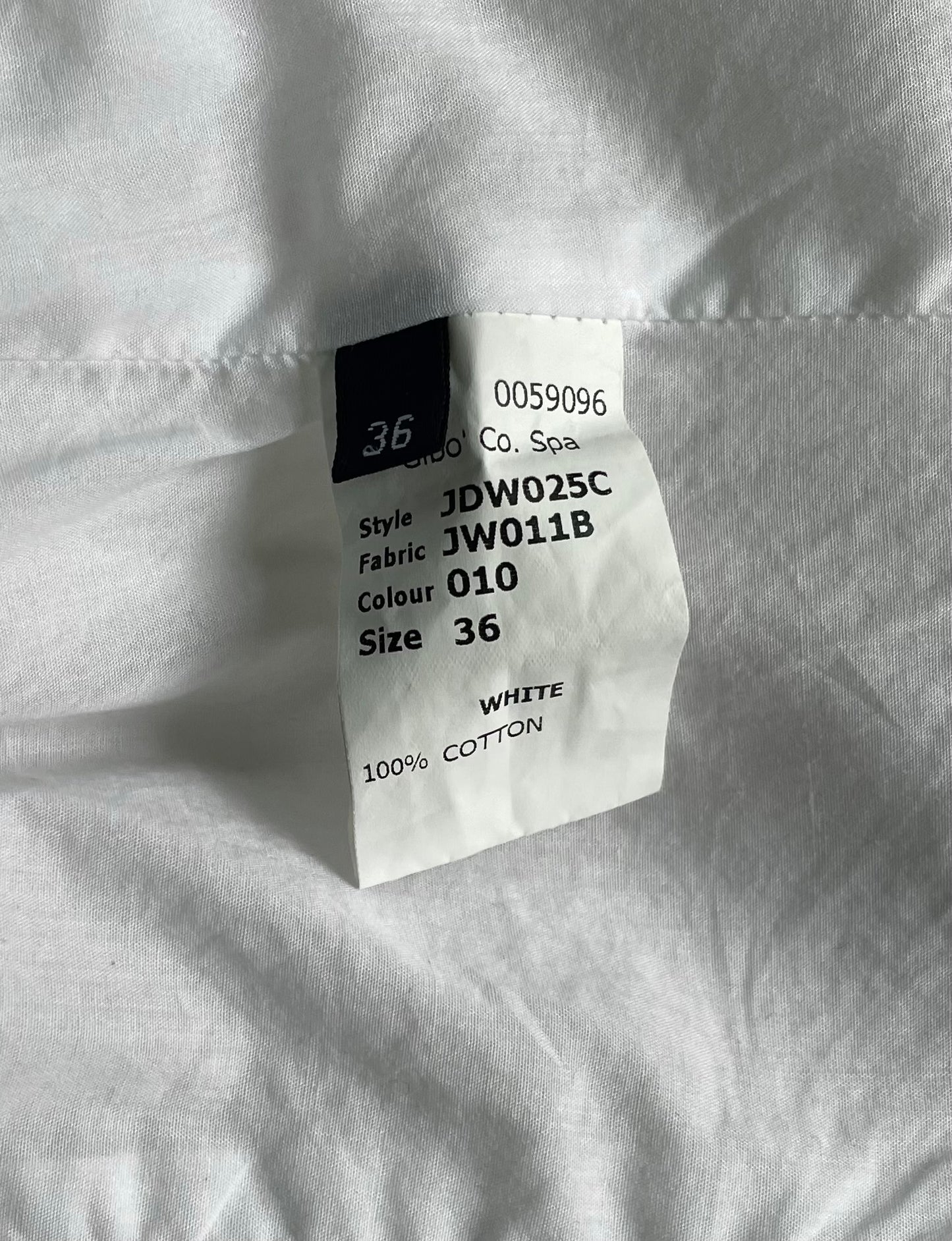 Preloved Designer Jil Sander White Cotton Jacket