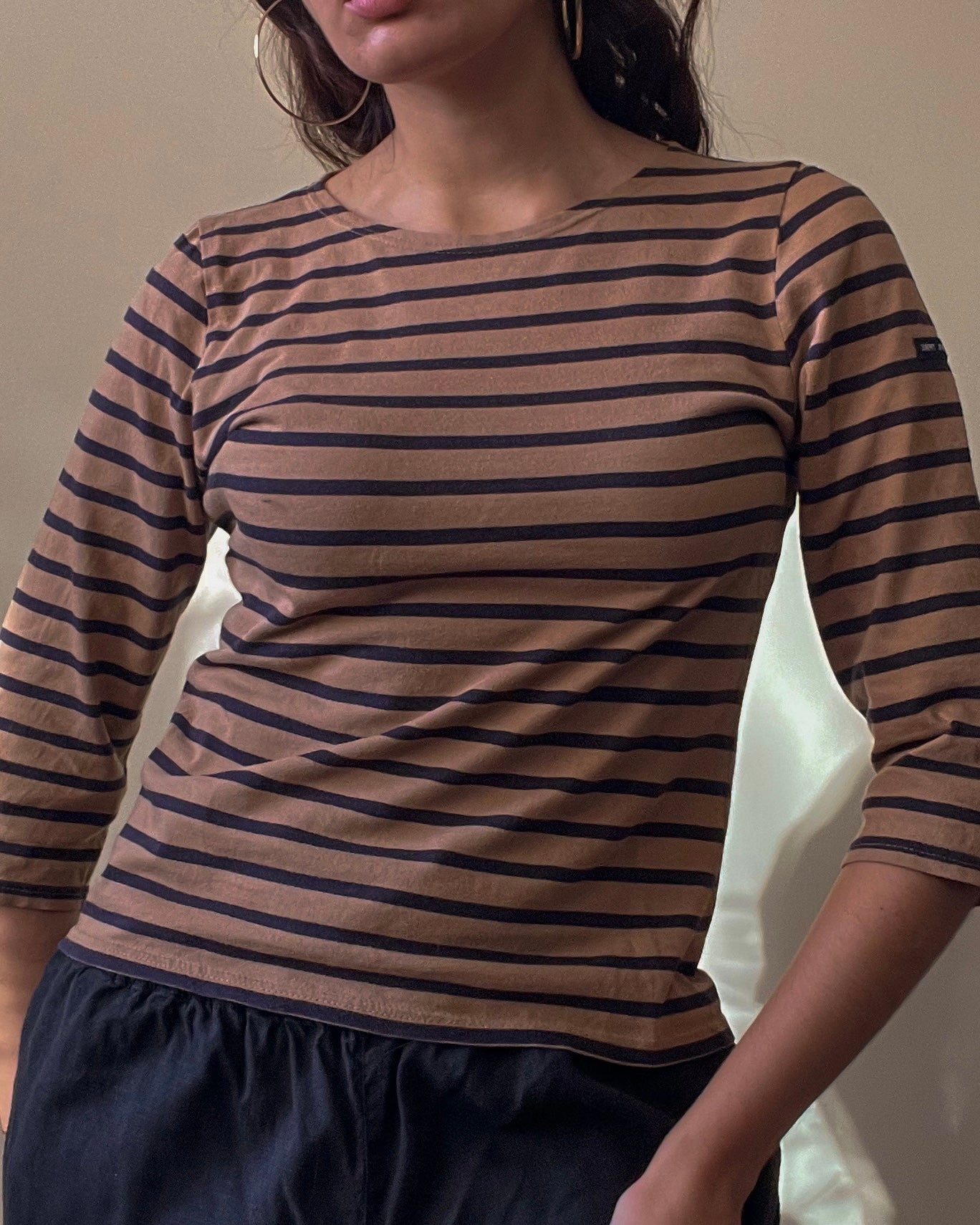 Preloved Brand Saint James Sailor Stripe Cotton Shirt