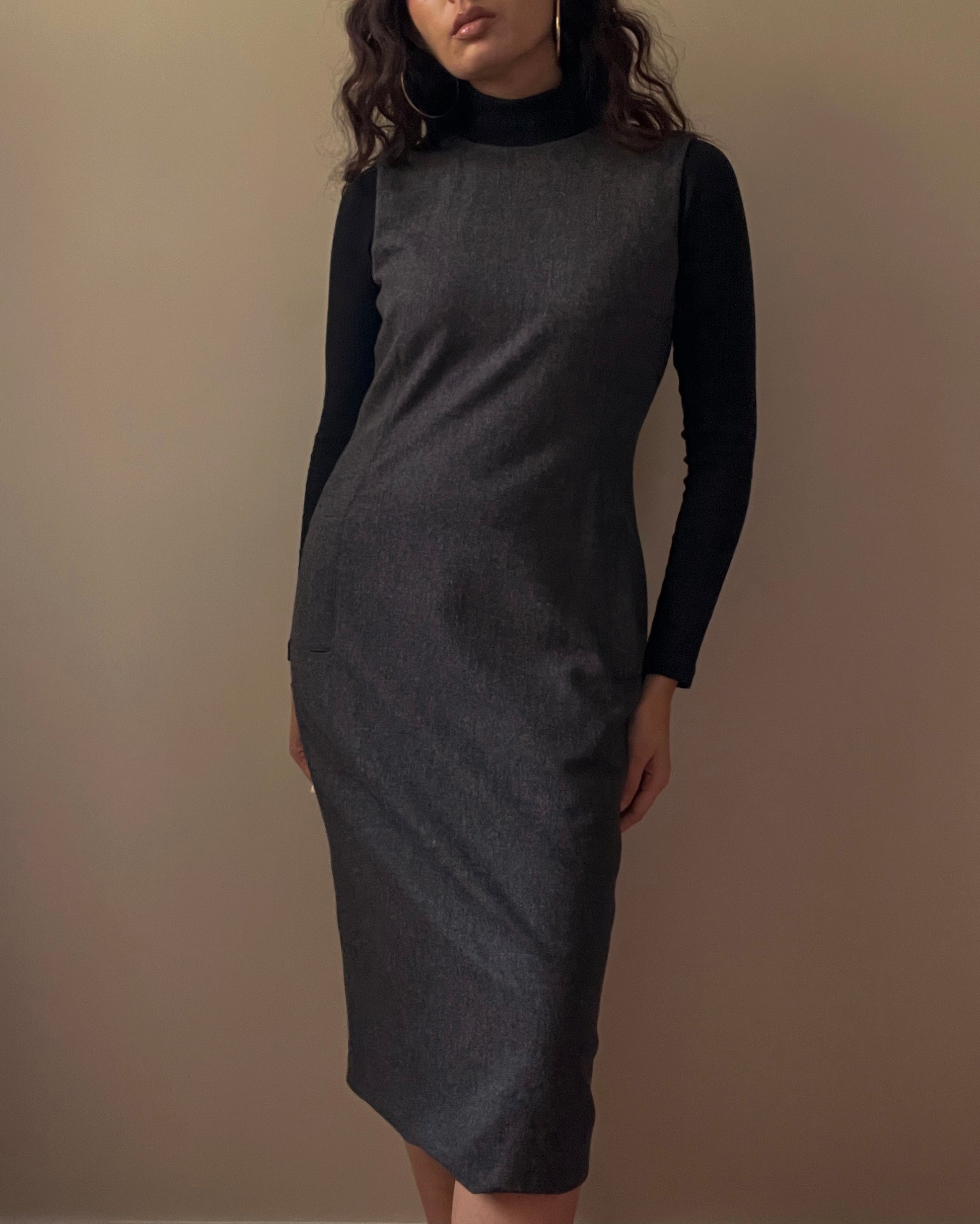 Suit of Lights Vintage Calvin Klein Collection Wool Dress Suit of Lights Vintage Calvin Klein Collection Wool Dress