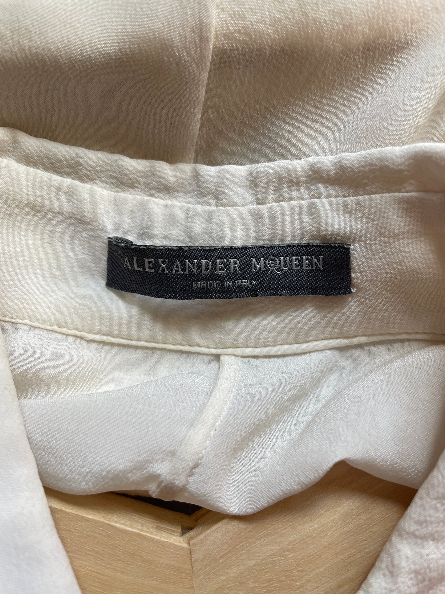 Preloved Designer Alexander McQueen Silk Blouse