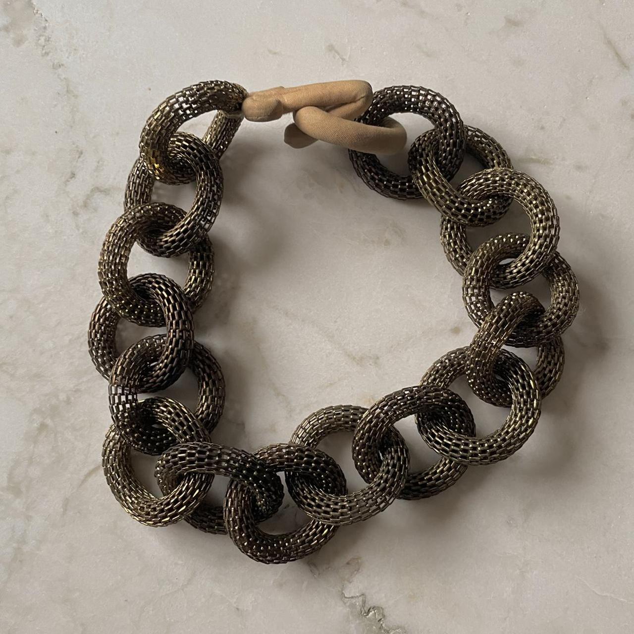 Vintage Mesh Link Choker Necklace