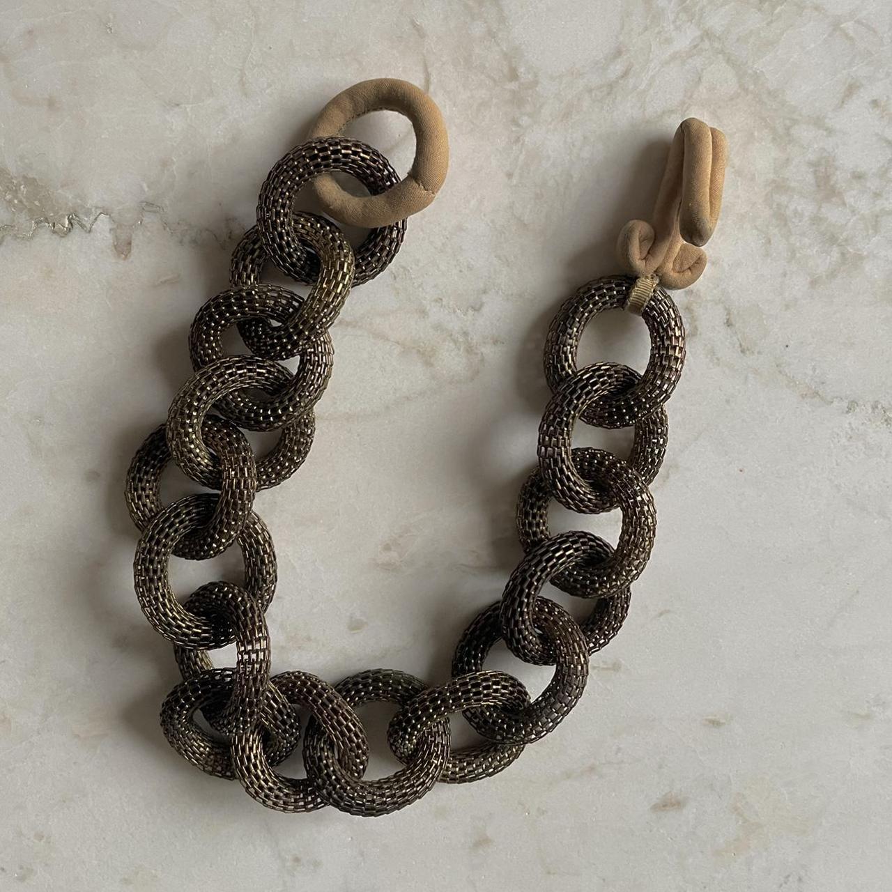 Vintage Mesh Link Choker Necklace