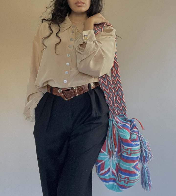 Suit of Lights Vintage Mochila Bag Blue 8