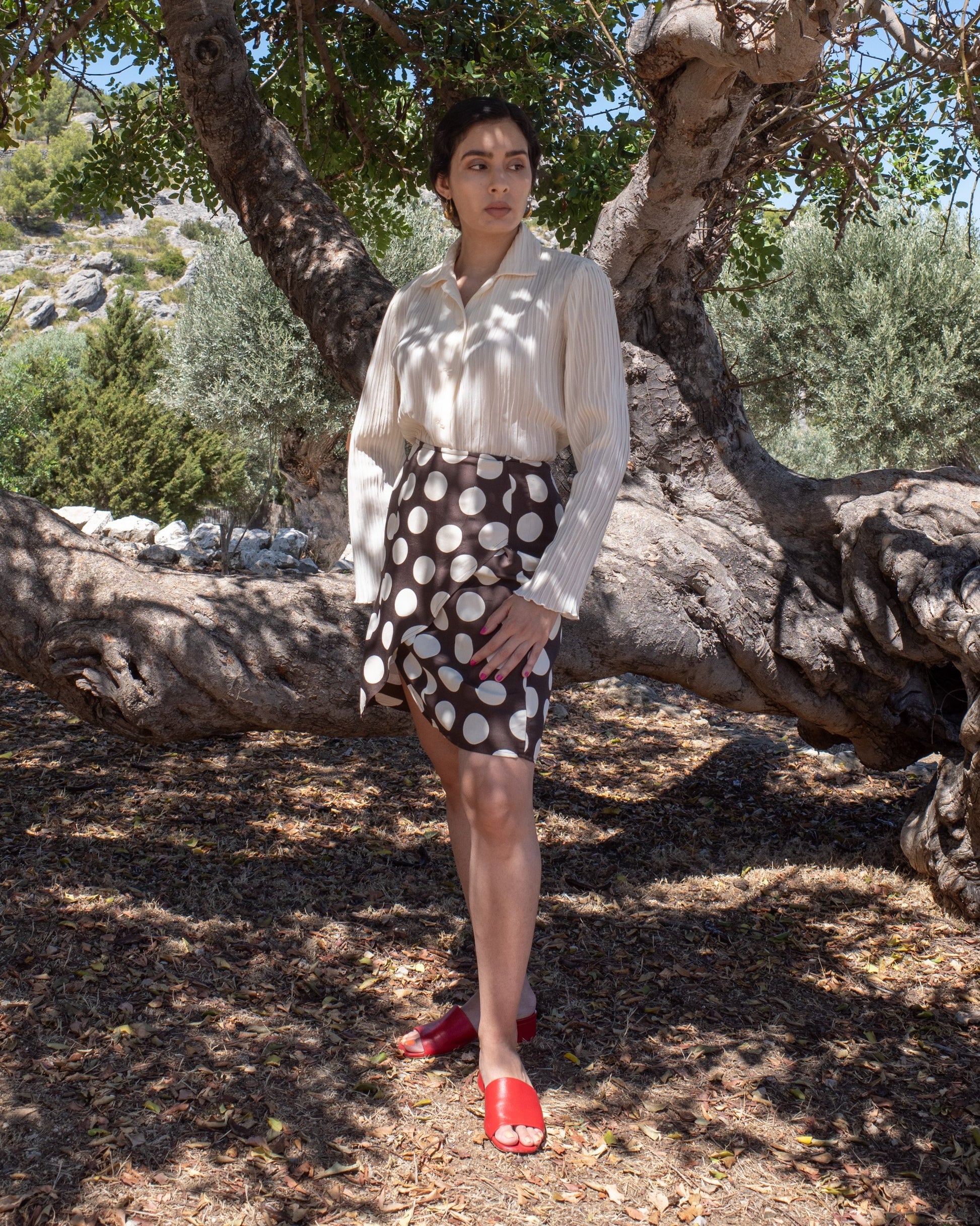 Suit of Lights Vintage Silk Wrap Skirt 1