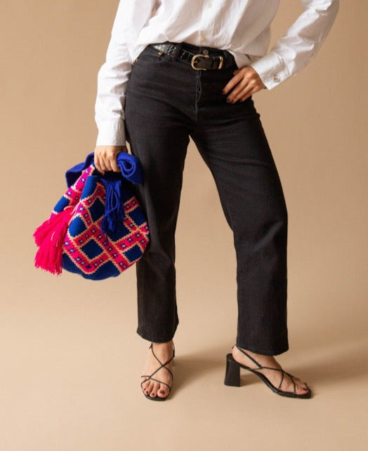 Vintage Mochila Bucket Shoulder Bag
