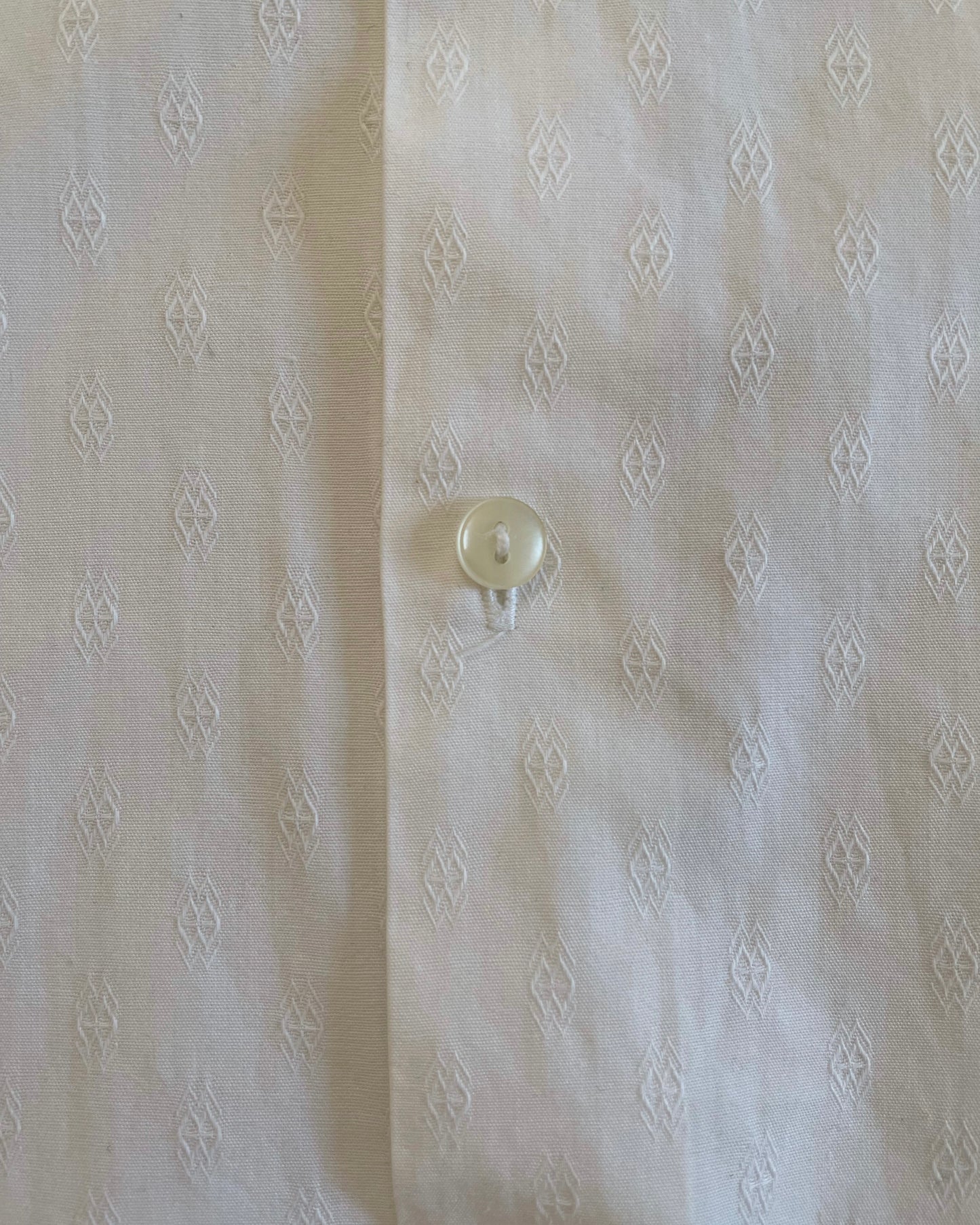 Vintage Relaxed Cufflink White Shirt in Cotton