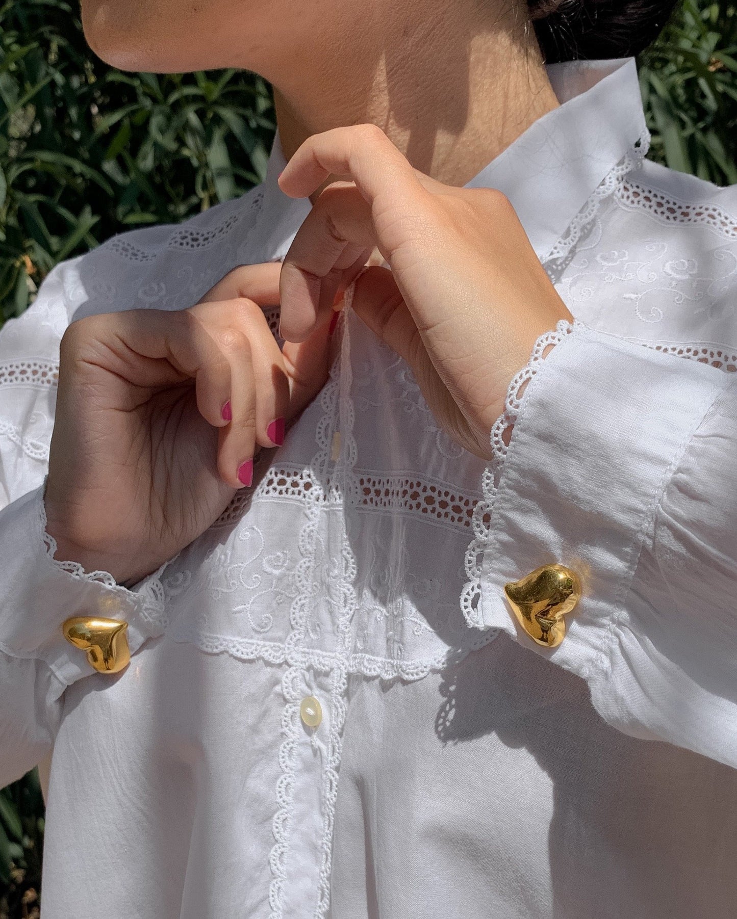 christian lacroix heart cufflink 3