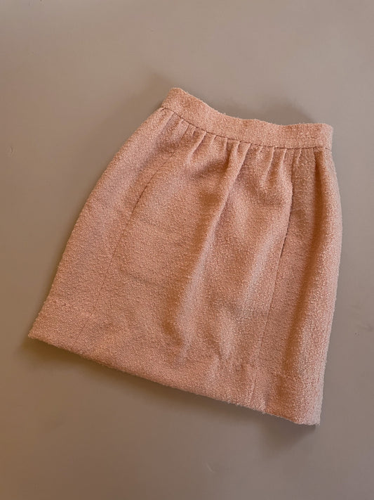 Vintage Celine Wool Boucle Skirt
