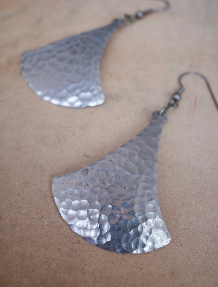 Vintage Chilean Silver Pendant Earrings