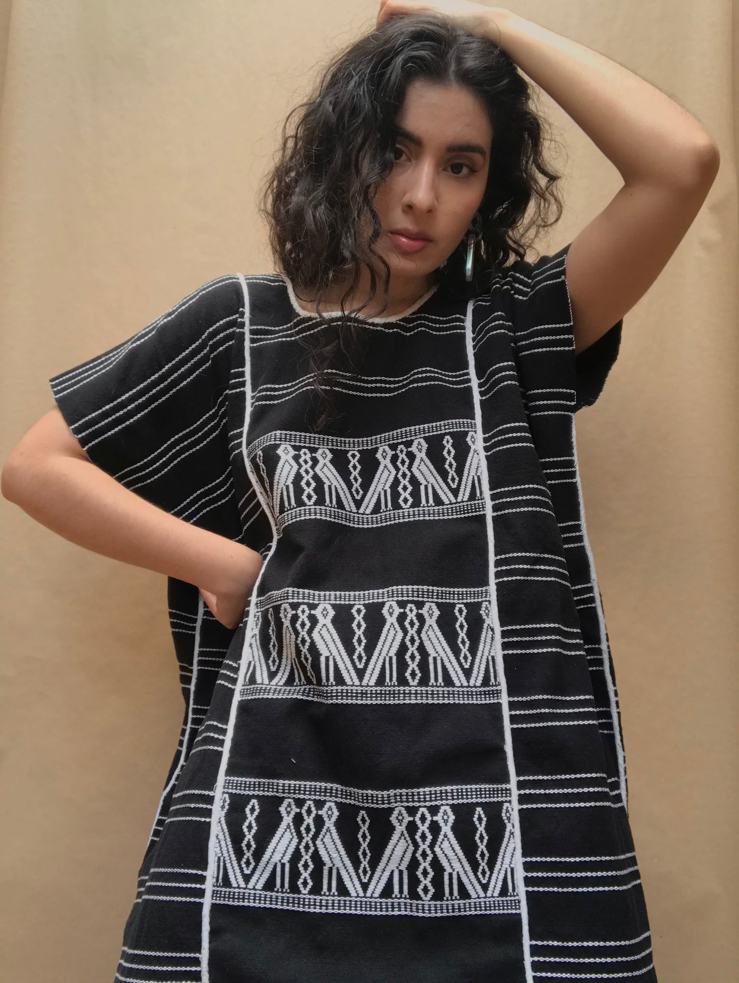 Handmade Mexican Embroidered Cotton Dress