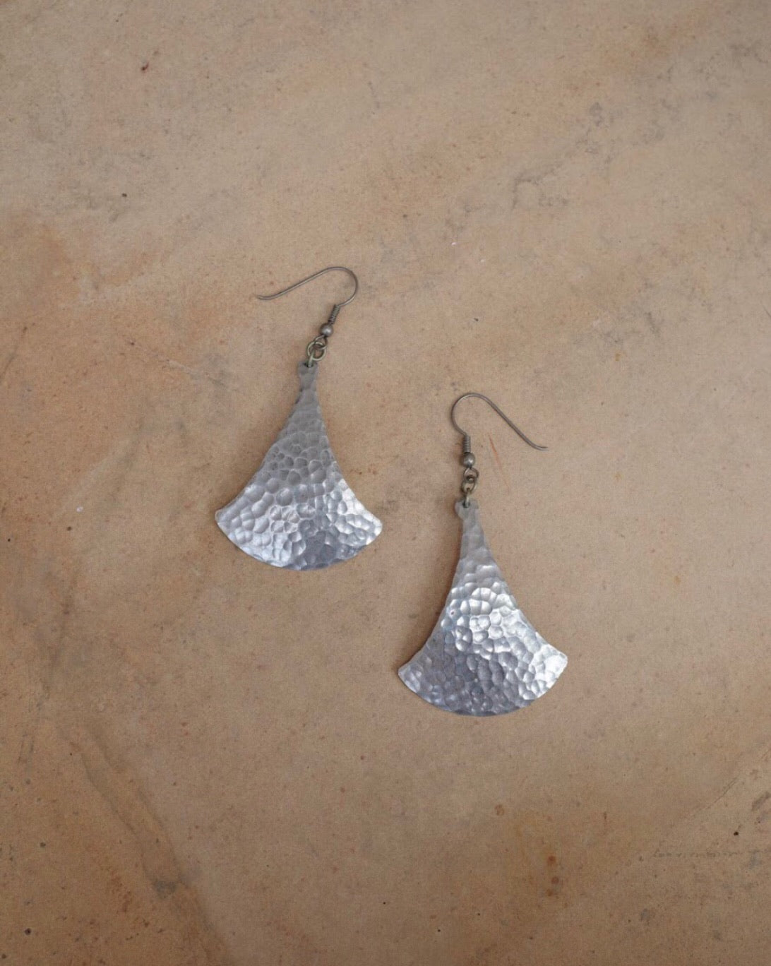 Vintage Chilean Silver Pendant Earrings