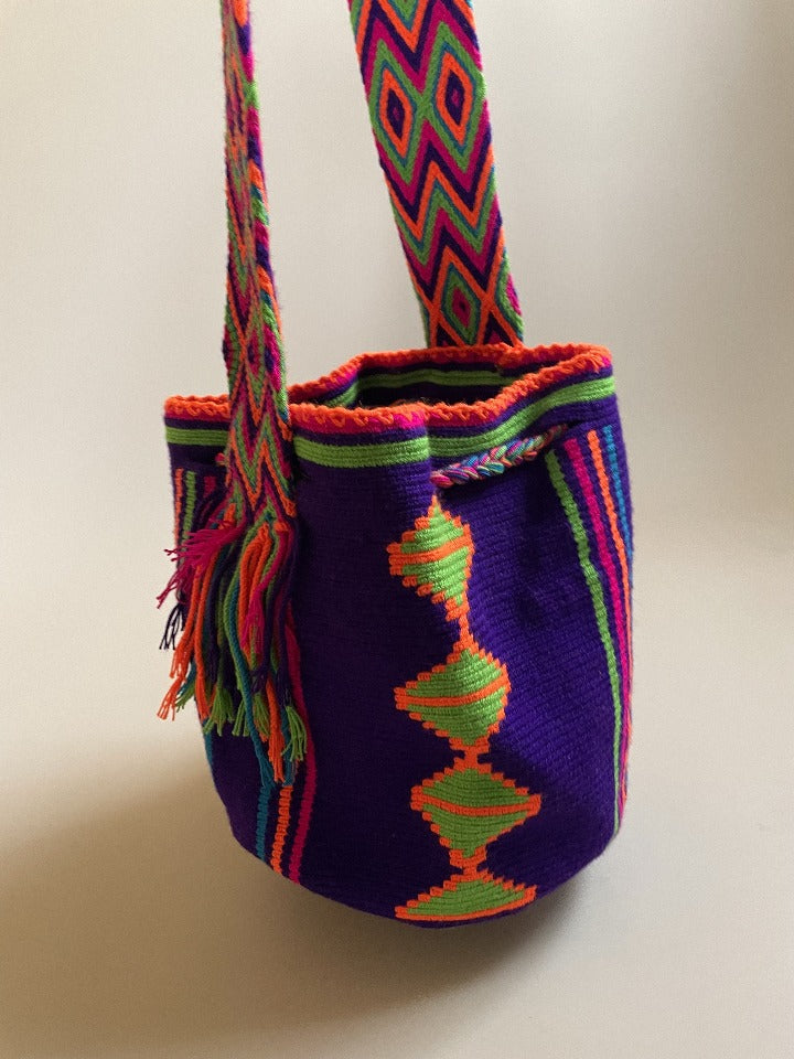 Suit of Lights Vintage Purple Mochila Bucket Bag 2